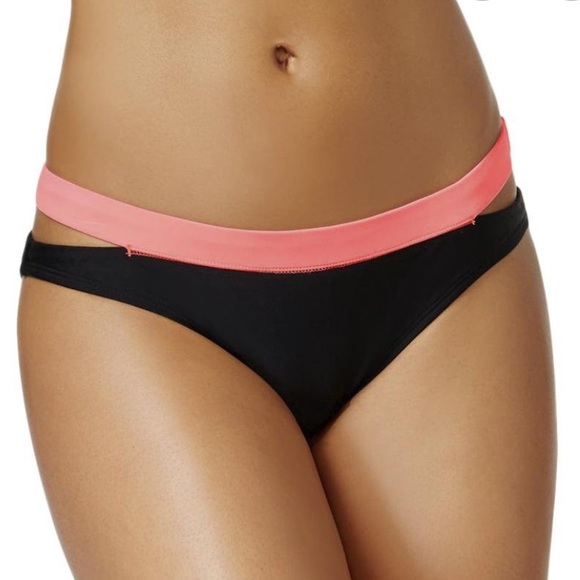 Hula Honey Other - Hula Honey Colorblock Cutout Hipster Bikini Bottom